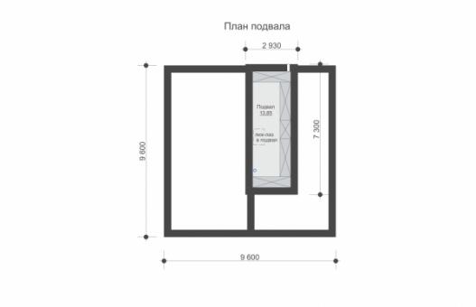 Двухэтажный с подвалом, террасой, кухней-гостиной и четыремя спальнями